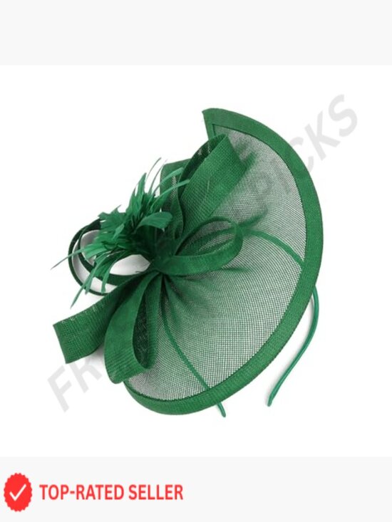 Fascinator Hat Wedding Tea Party Elegant Mesh Flower Feather Hair Clip Headband main image 4